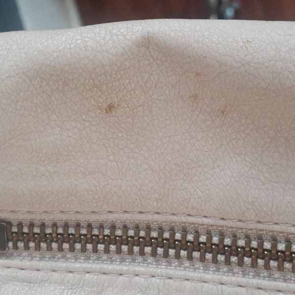 Free people women's vegan leather light pink bomber jacket size 6 - Picture 7 of 16